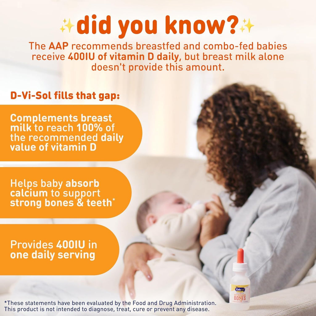 VINGUYS Enfamil D-Vi-Sol Vitamin D Drops for Infants - 50 mL (Pack of 2) - image 4