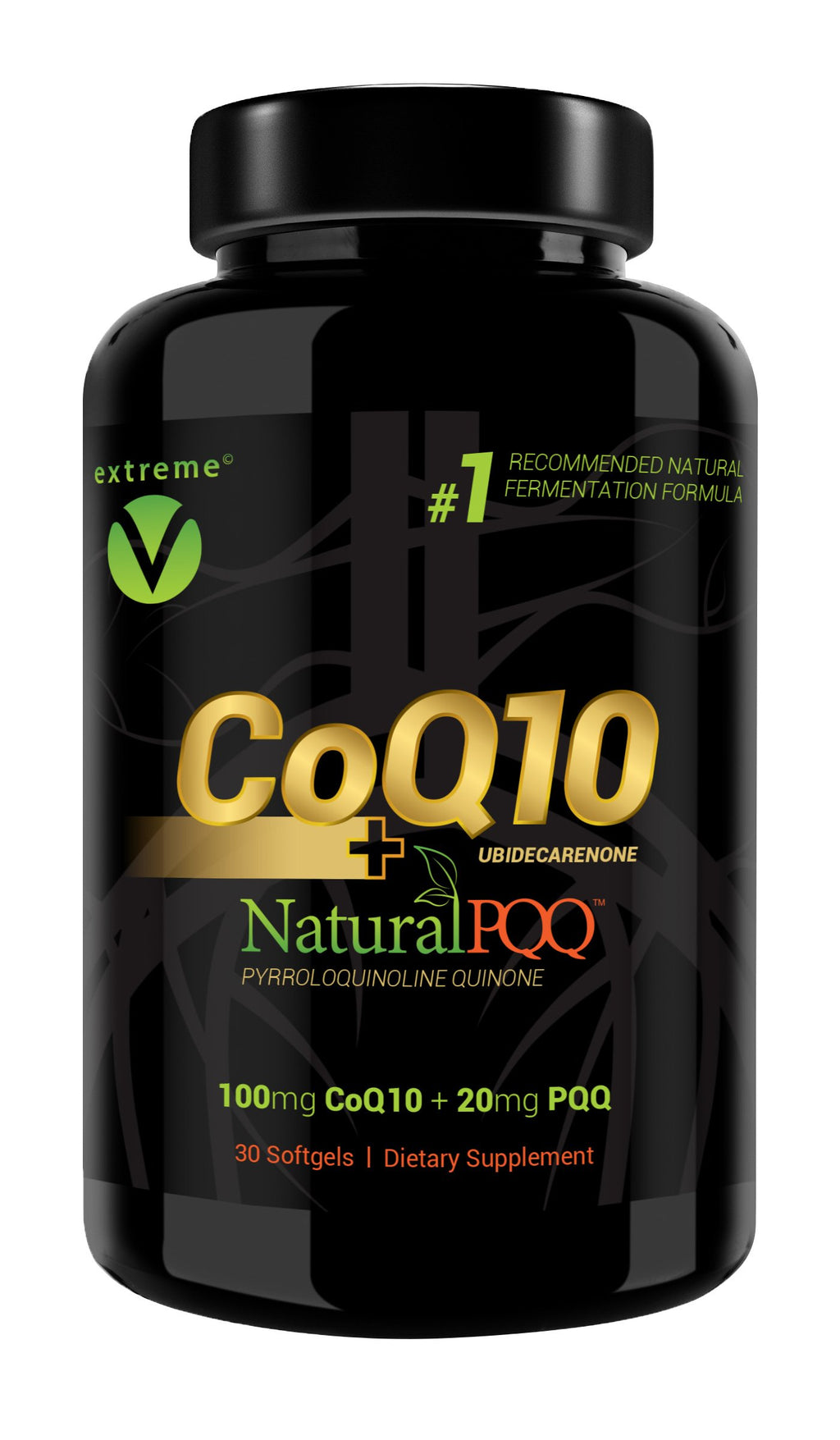 extreme V CoQ10 QQ with PQQ Vegetarian Softgels - 30 Count - image 6