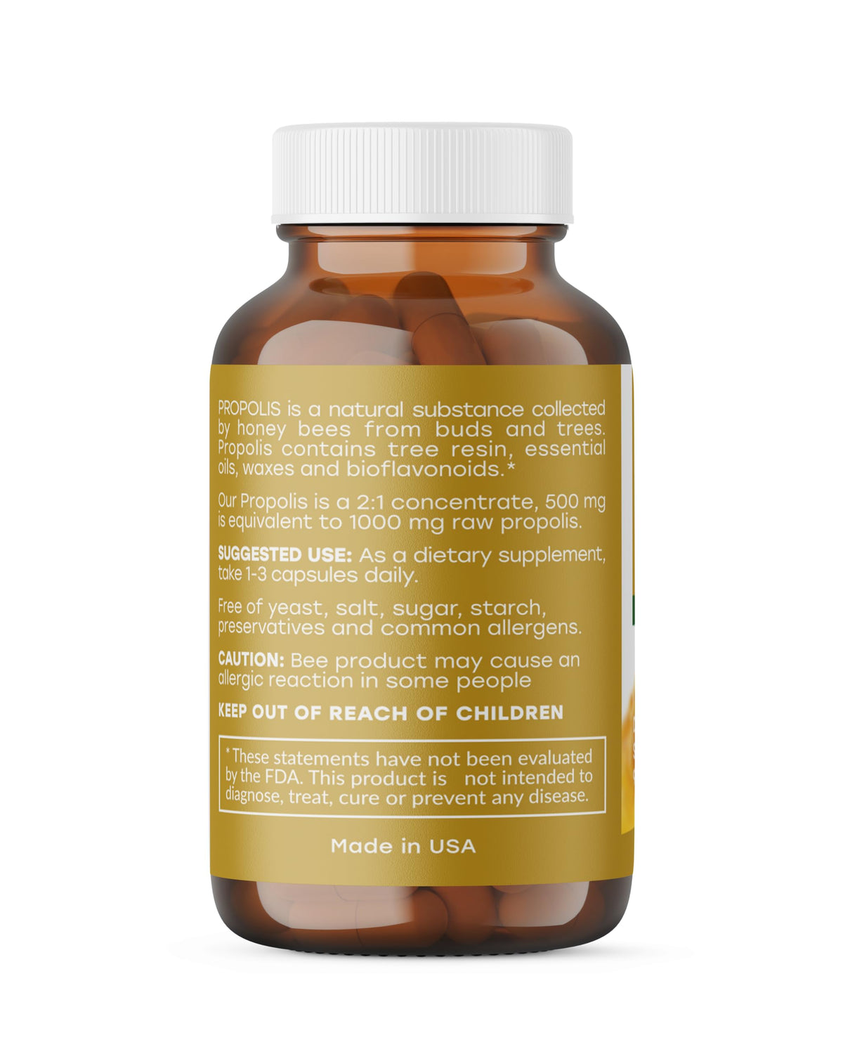 Apihaus Propolis Standardized 1000 mg - 90 Capsules - image 2