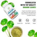Organic Aura Brahmi Capsules Memory & Cognitive Support - image 3