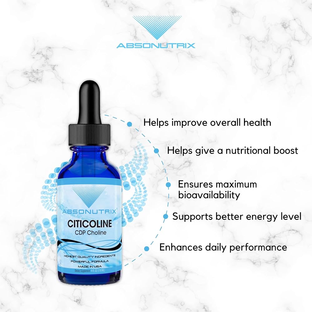 Absonutrix Citicoline 590 mg Liquid - 200 Servings - image 8