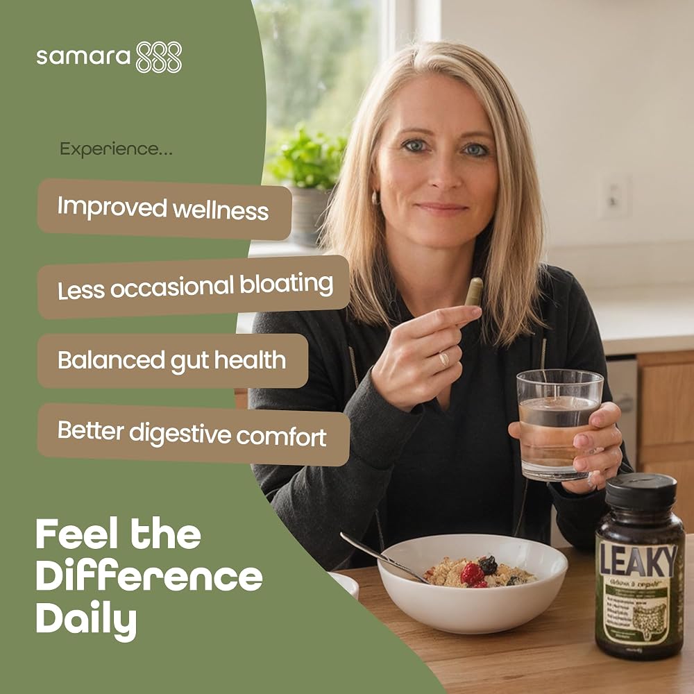 Samara 888 Leaky Gut Repair Supplement & Liver Cleanse - 90 Capsules - image 2