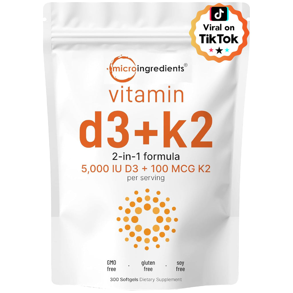 Micro Ingredients Vitamin D3 K2 5000IU Parent