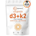 Micro Ingredients Vitamin D3 K2 5000IU Parent