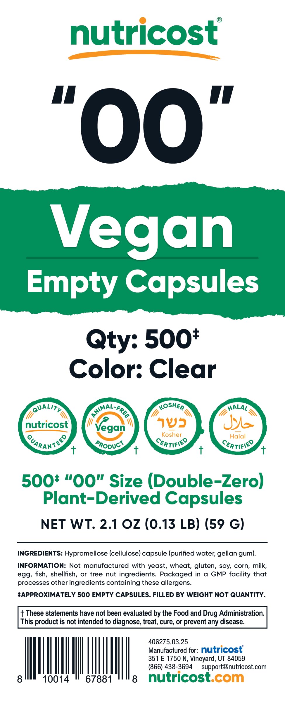 Nutricost NUTRITIONAL_SUPPLEMENT