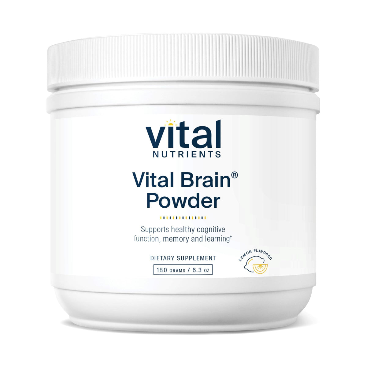 Vital Nutrients Vital Brain Powder Lemon - 150g