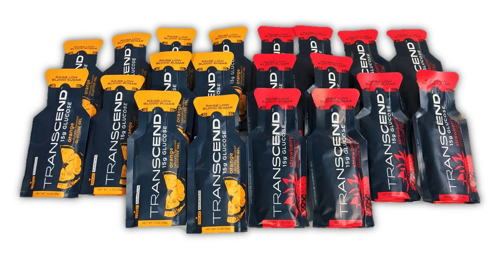 Transcend 15g Glucose Gel Orange & Strawberry - 20 Gels - image 2