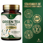 Nature's Nutrition Green Tea Extract 1000mg Per Serving - image 5