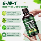 MEGNETA Body Deodorizing Supplement, Chlorophyll Supplement