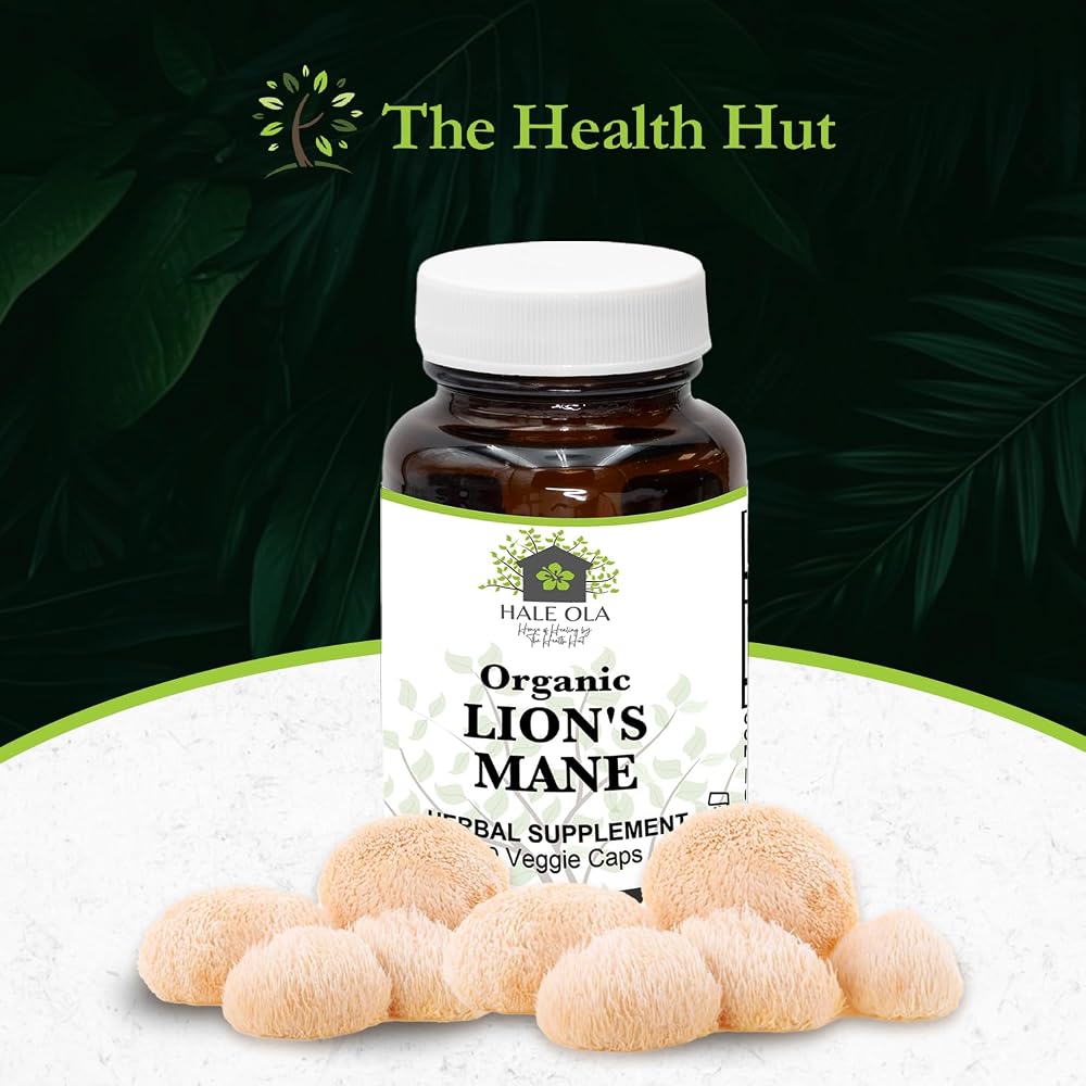 Hale Ola Lion's Mane Supplement for Cognitive Function - 60 Capsules - image 2