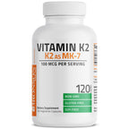 Bronson Flavored Vitamin K2 Capsules Support Strong Bones 100Mcg Adult