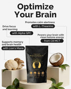 Keto Brainz Nootropic Creamer with Lion's Mane & C8 MCT - 30 Servings - image 2