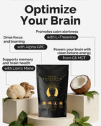 Keto Brainz Nootropic Creamer with Lion's Mane & C8 MCT - 30 Servings - image 2