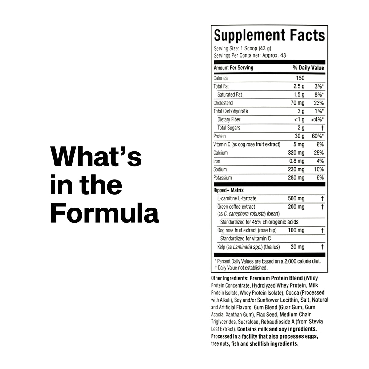 MuscleTech Whey Protein Powder - 30g Protein