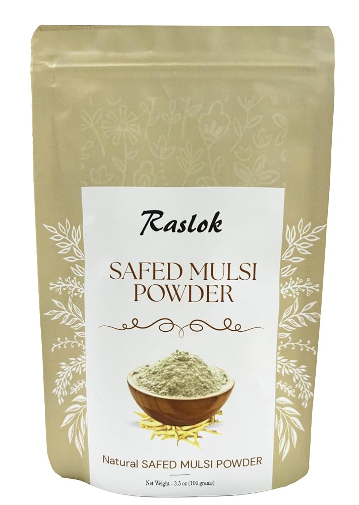 Raslok Pure Safed Musli Powder - 3.52 oz