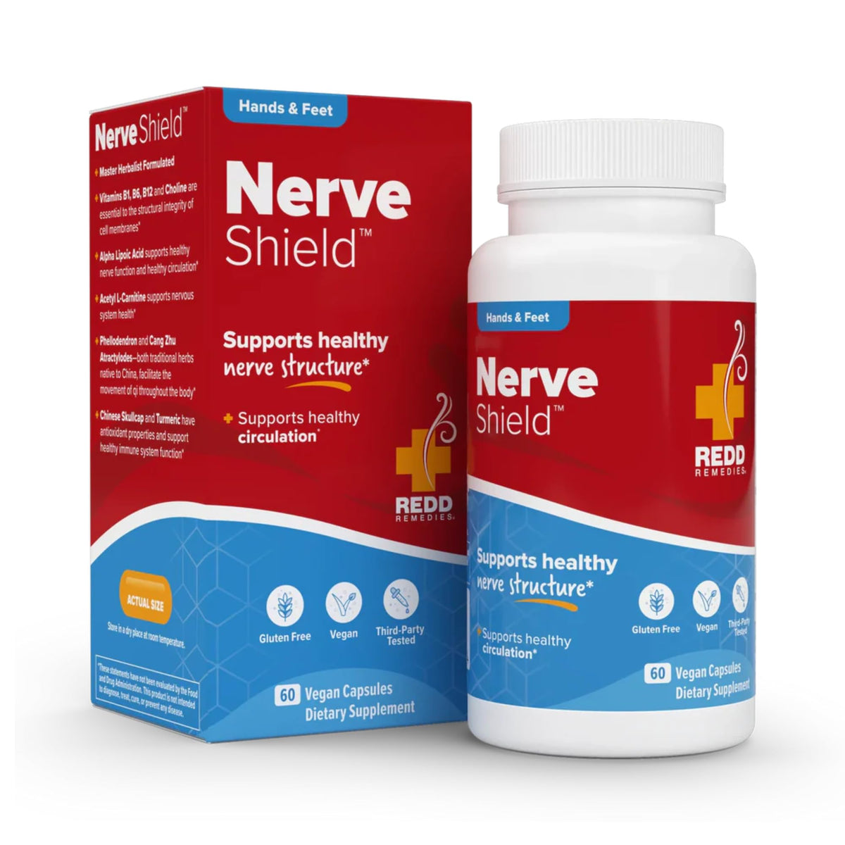 Redd Remedies Nerve Shield Supplement - 60 Capsules