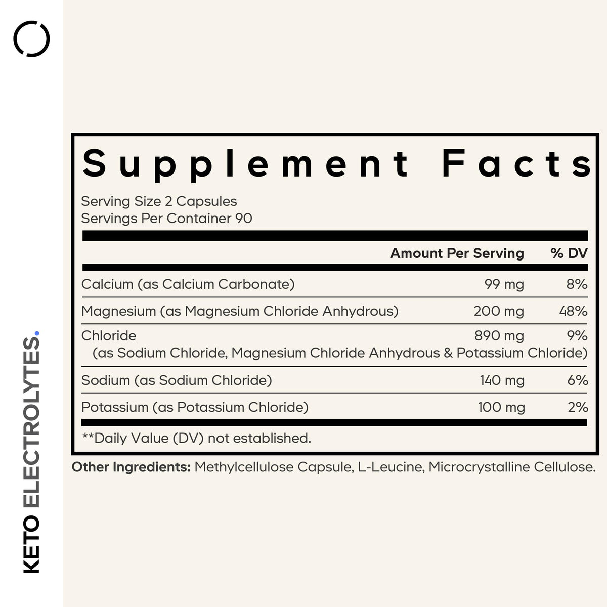 Codeage Keto Electrolytes Magnesium Potassium Calcium - 180 Capsules - image 2