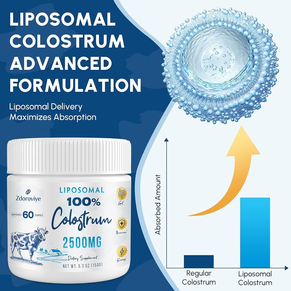Zdoroviye Liposomal Bovine Colostrum Powder - 5.3 oz - image 3