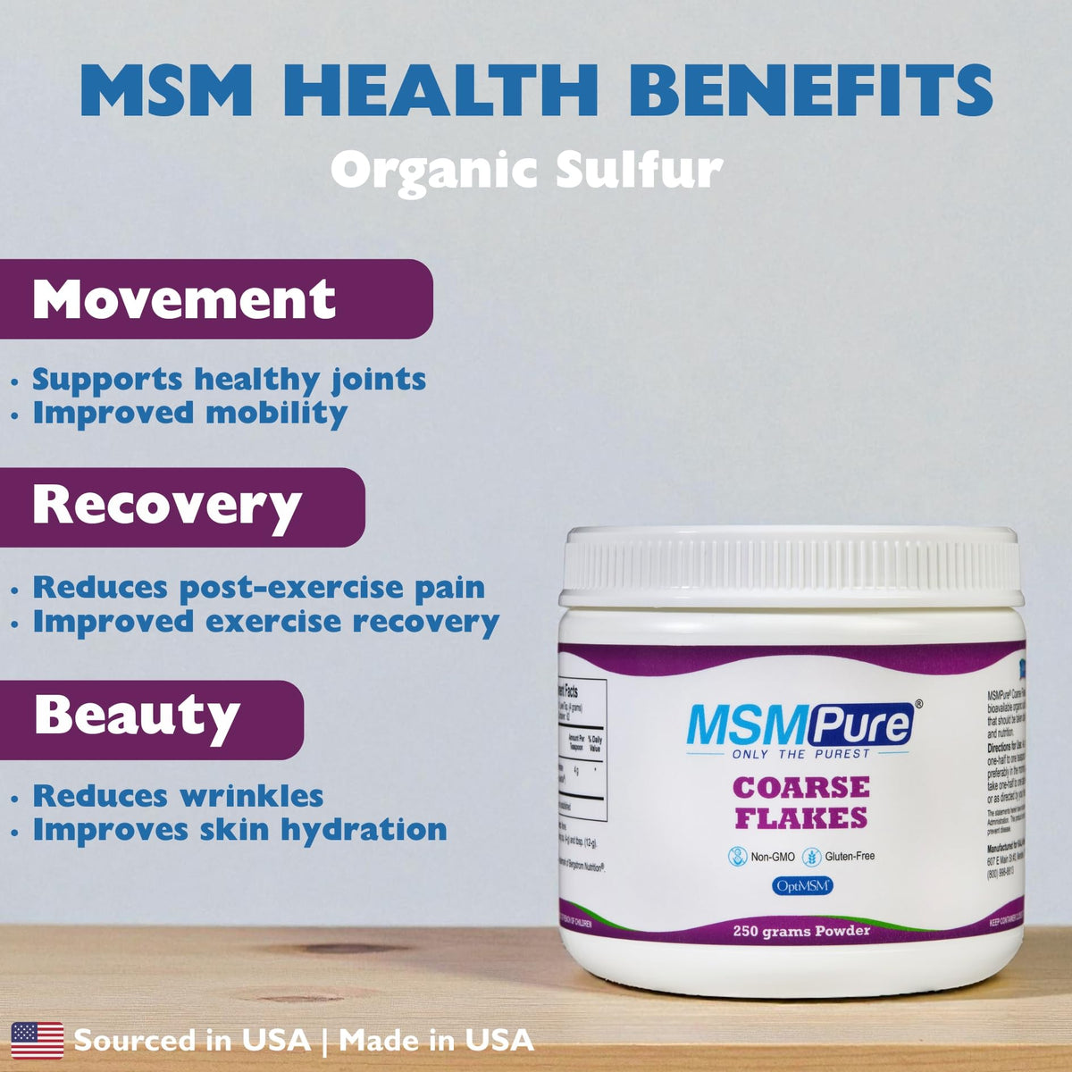 KALA HEALTH MSMPure Coarse Flakes