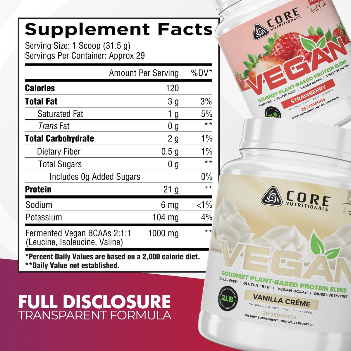 Core Nutritionals Vegan Protein