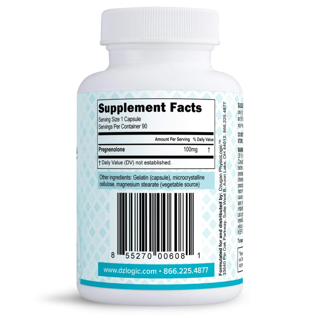 Dr. Dzugan's Advanced Pregnenolone Formula 100mg - 90 Capsules - image 2