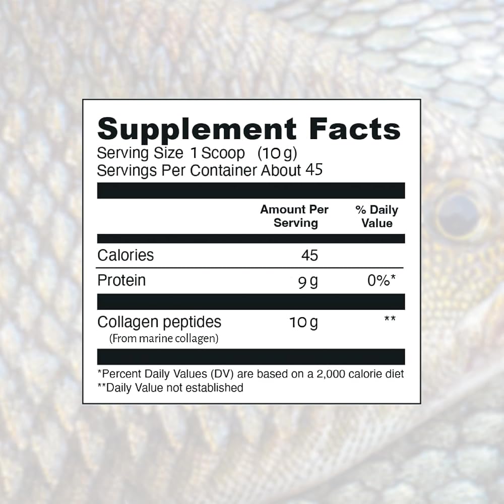 HEARTHY FOODS Marine Collagen Powder - 45 Servings - image 3