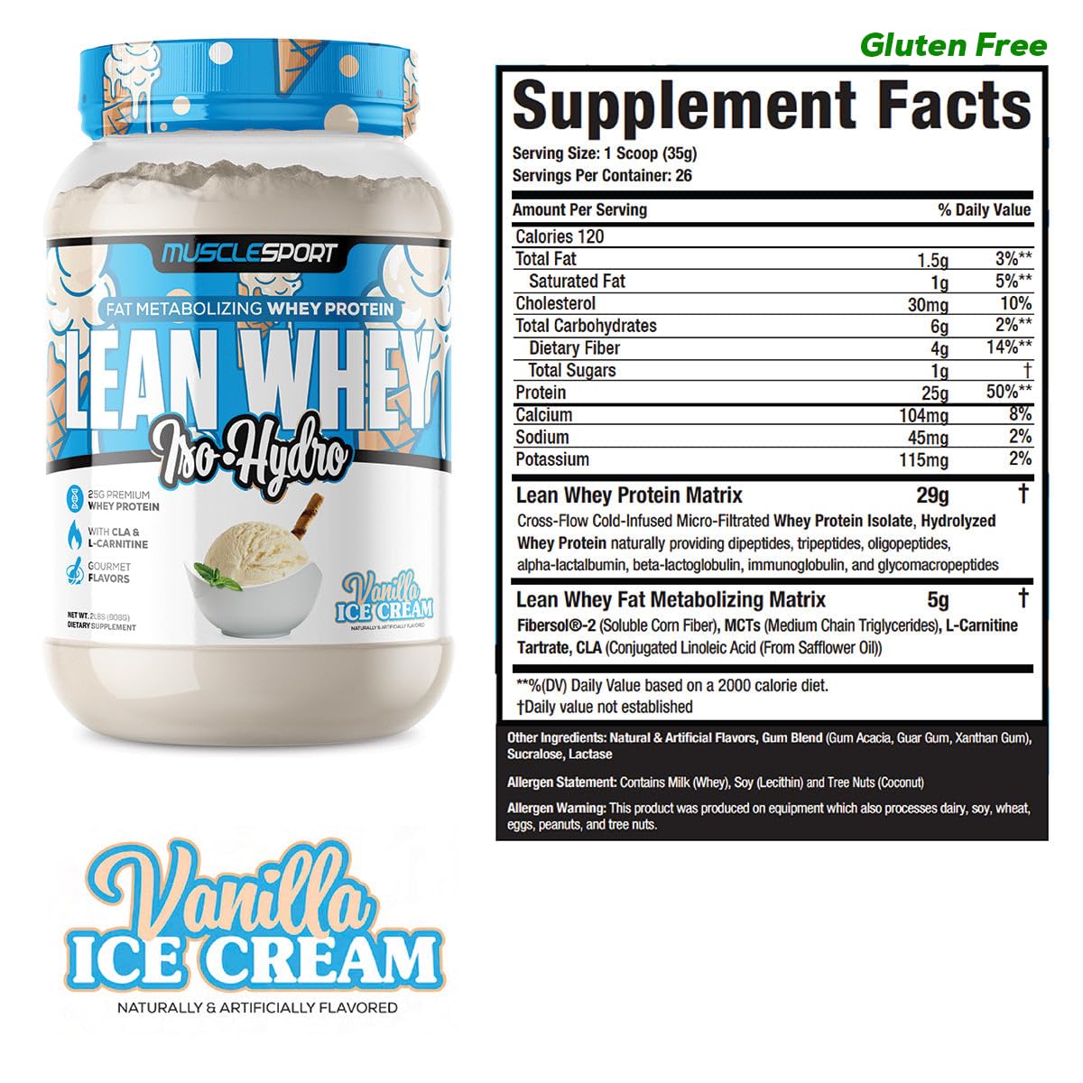 Musclesport Lean Whey Revolution™ Protein Powder - Whey Protein