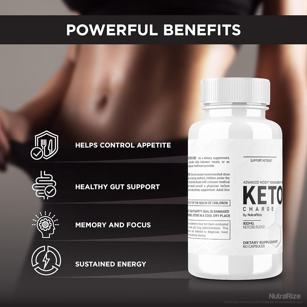 NutraRize Keto Charge Capsules Weight Loss Supplement - 60 Capsules - image 7