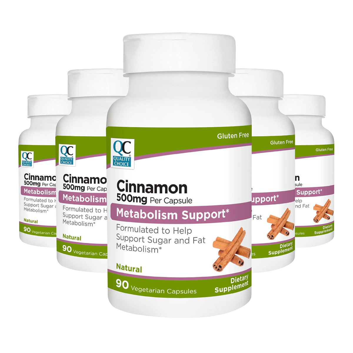 Quality Choice Cinnamon 500 mg Vegetarian Capsules