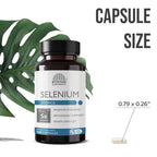 Better Place Organics Selenium 200mcg - 100 Vegetarian Capsules - image 3