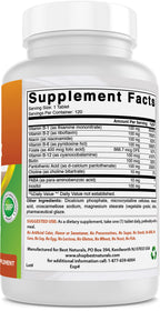 Best Naturals B-100 Complex 120 Tablets (Time Released)