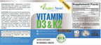 Vitalité Now! Vitamin D3 2000 IU + K2 MK7 - 90 Tablets - image 7