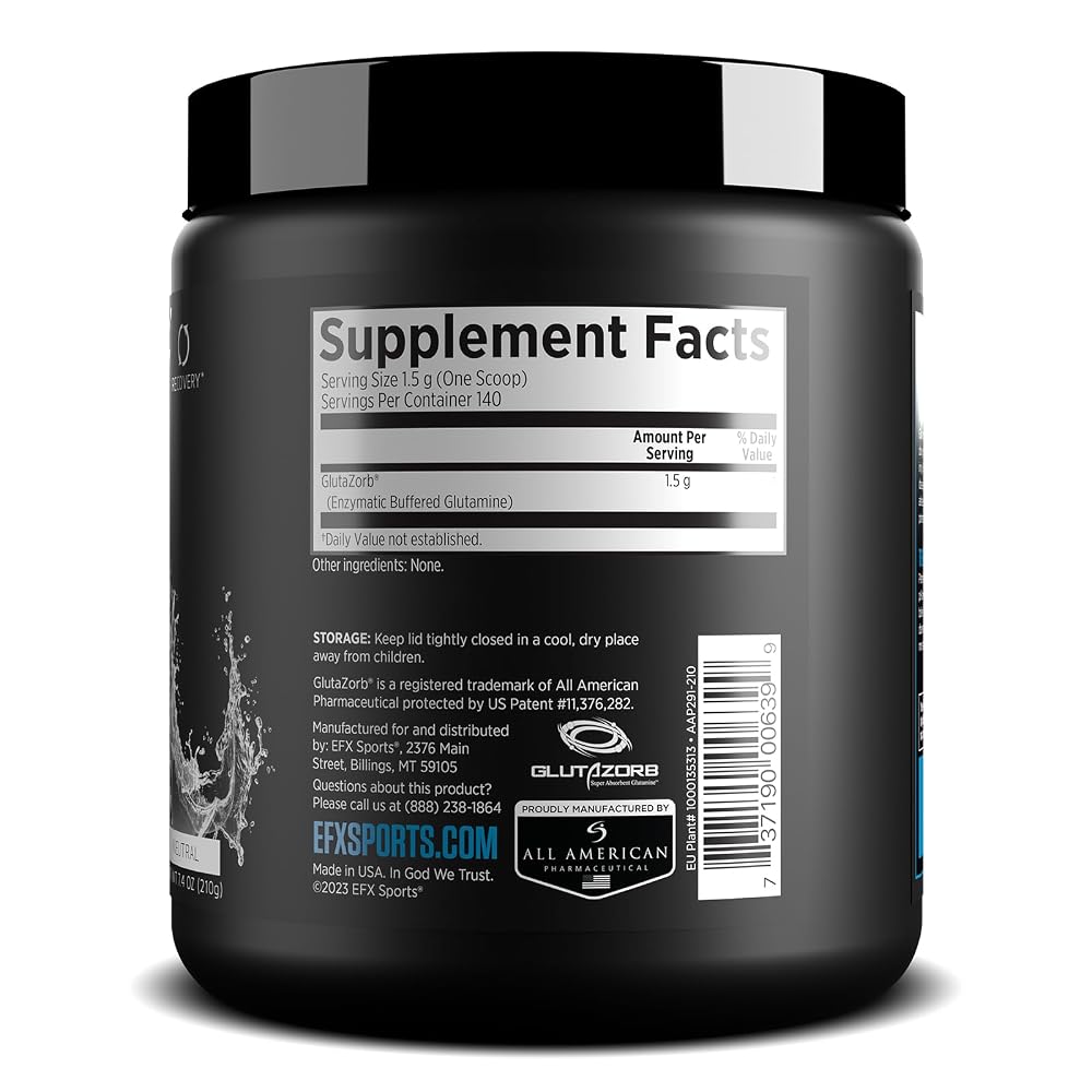 EFX Sports Training Ground Glutamine Powder - 140 Servings - image 7