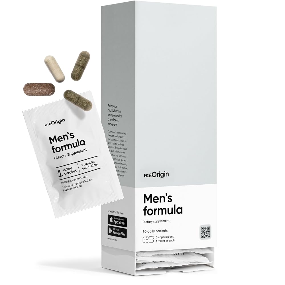 meOrigin Multivitamin for Men with Zinc, Vitamin D & Saw Palmetto