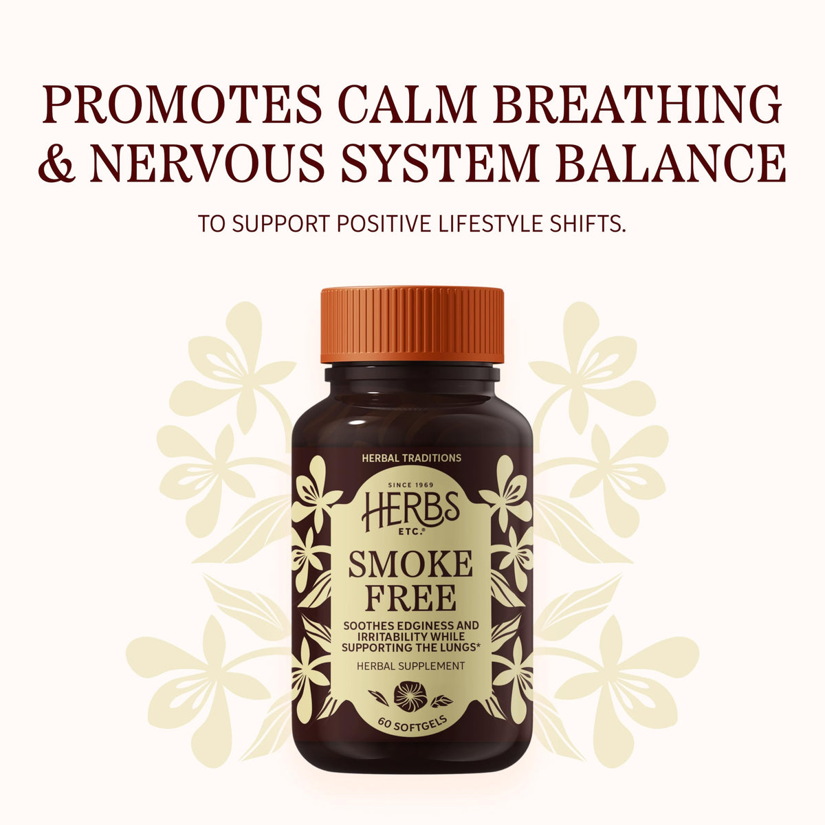 Herbs Etc. Smoke Free Softgels, Gluten-Free & Organic - 60 Count - image 3