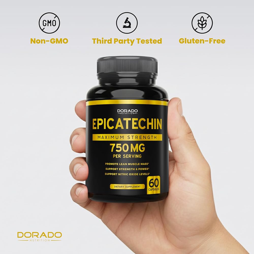 DORADO NUTRITION Epicatechin Extract 750mg - 60 Capsules - image 7
