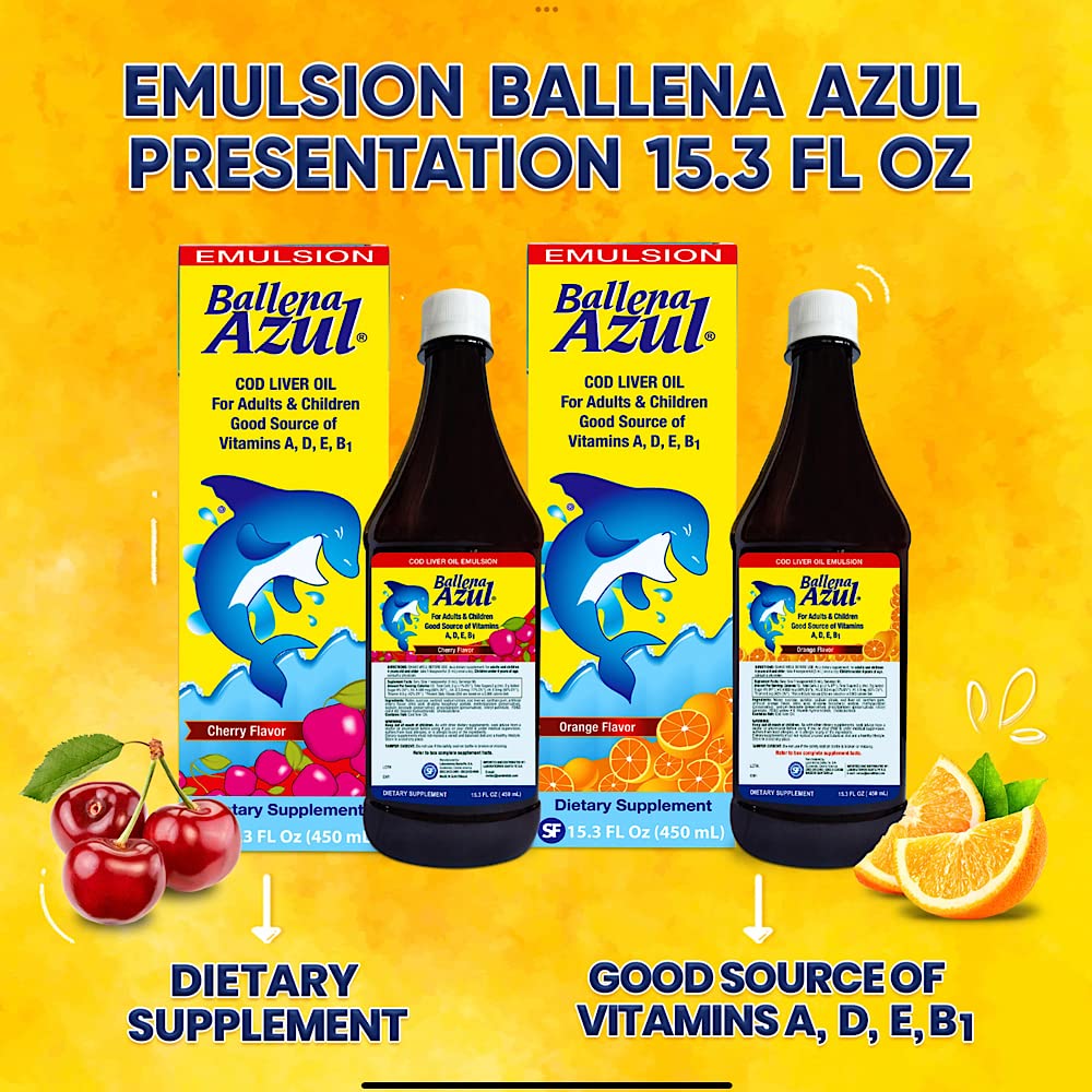 Ballena Azul Cod Liver Oil Omega 3 Immune Support - 15 Fl Oz - image 5