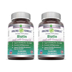 Amazing Nutrition Biotin 10000 Mcg with Coconut Oil - 120 Softgels