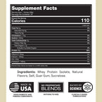 Outwork Nutrition Build Whey Protein Isolate Powder - Low Lactose