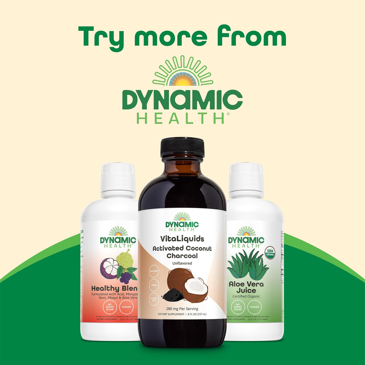 LIFETIME DYNAMIC HEALTH Activated Coconut Charcoal Liquid - 8 Fl Oz - image 5