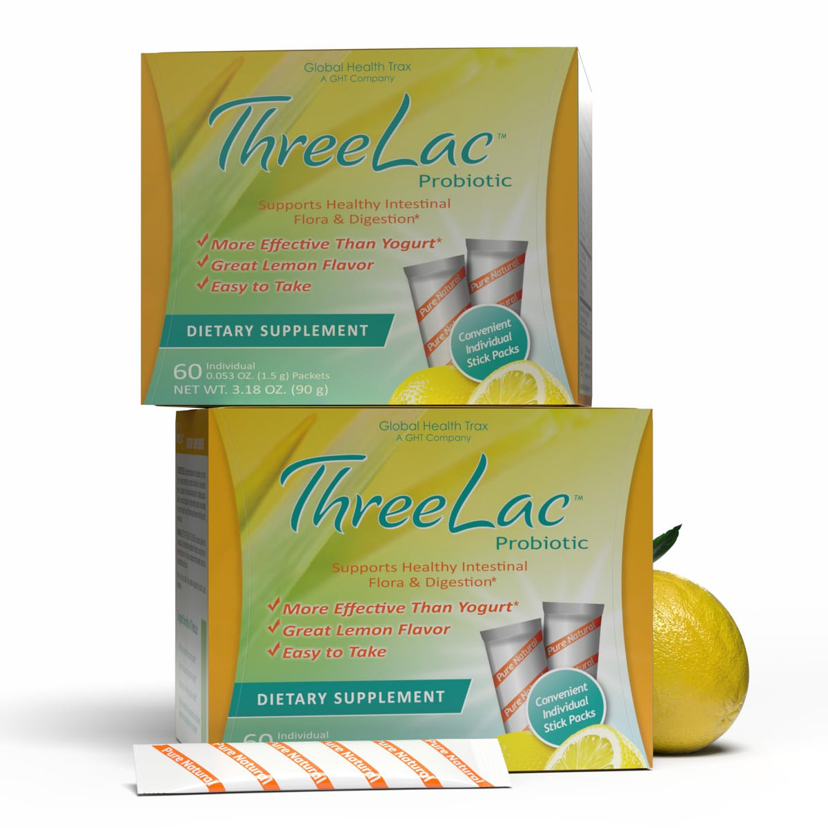 GHT Global Health Trax Global Health Trax GHT - ThreeLac Lemon