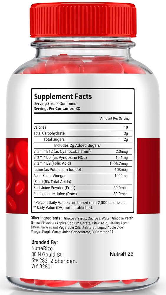 NutraRize Super Flow Glycogen Support Gummies - 120 Gummies - image 2