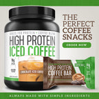 Coffee Snax Protein Coffee Energy Bar Peanut Butter - 12 Count - image 2