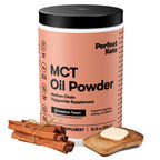 Perfect Keto MCT Oil Supplement Powder, Cinnamon Toast - 30 Servings