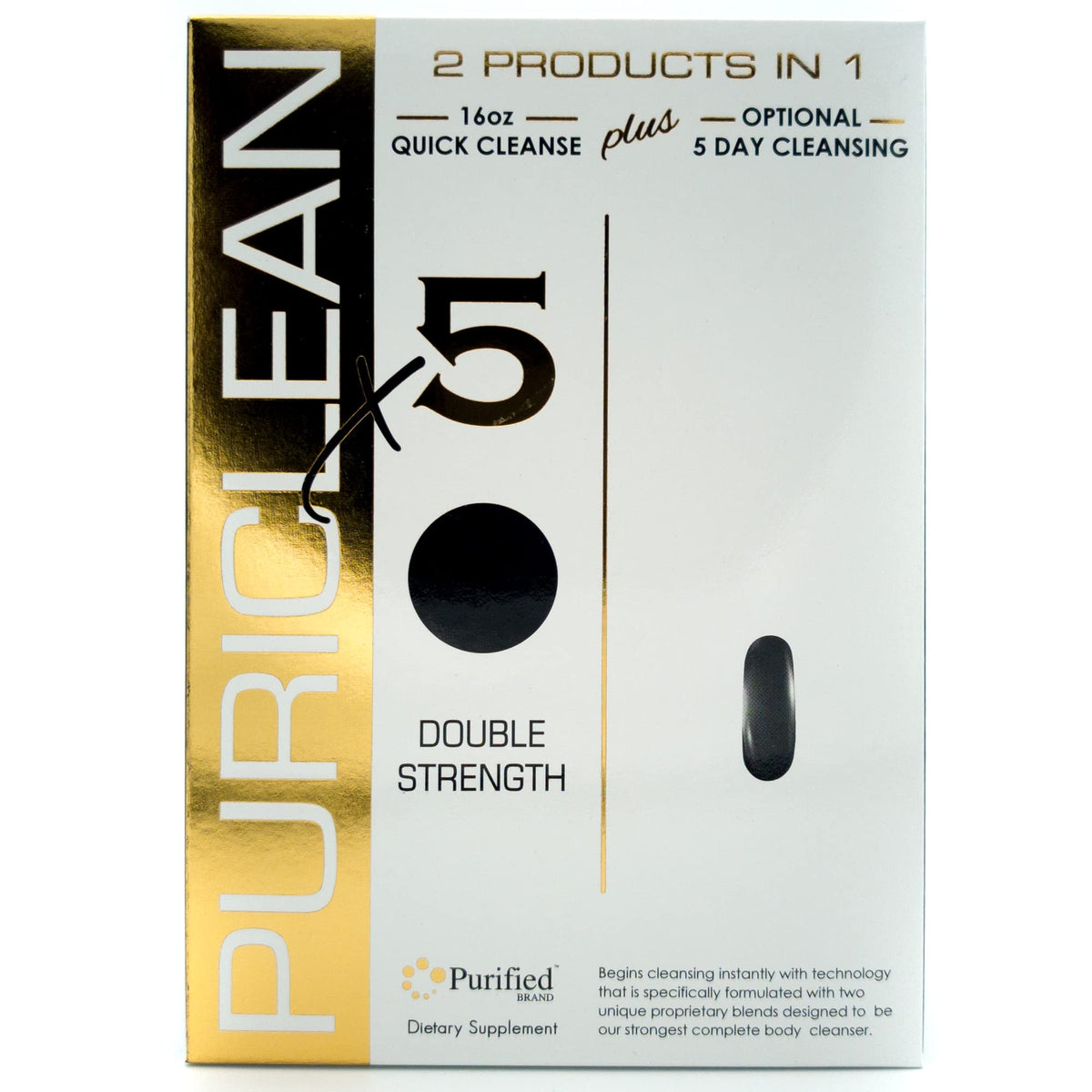 Wellgenix Puriclean X5 Complete Body Cleanser - 20 Capsules + 1 Softgels