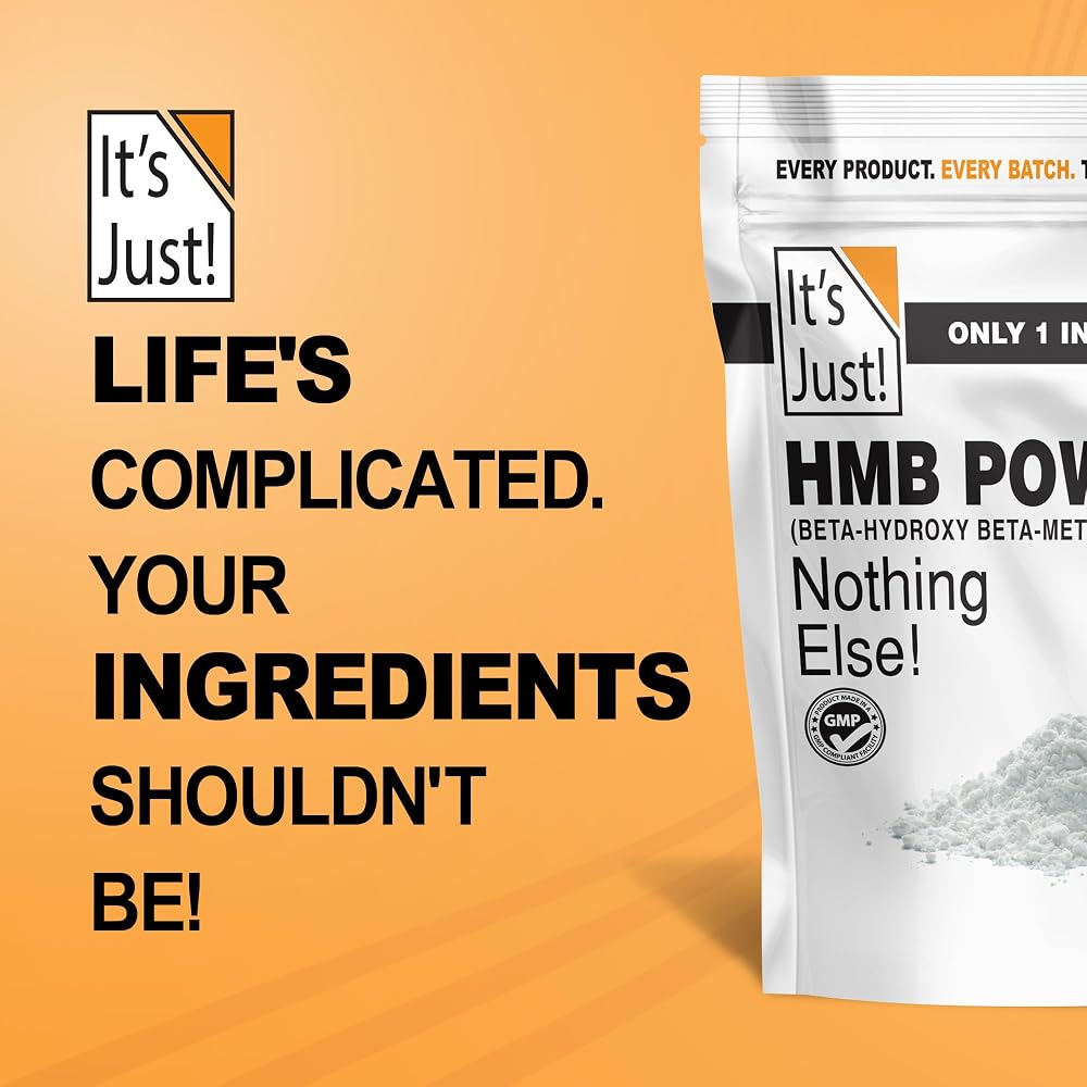 It's Just! HMB Powder Beta-Hydroxy Beta-Methylbutyrate - 250g - image 8