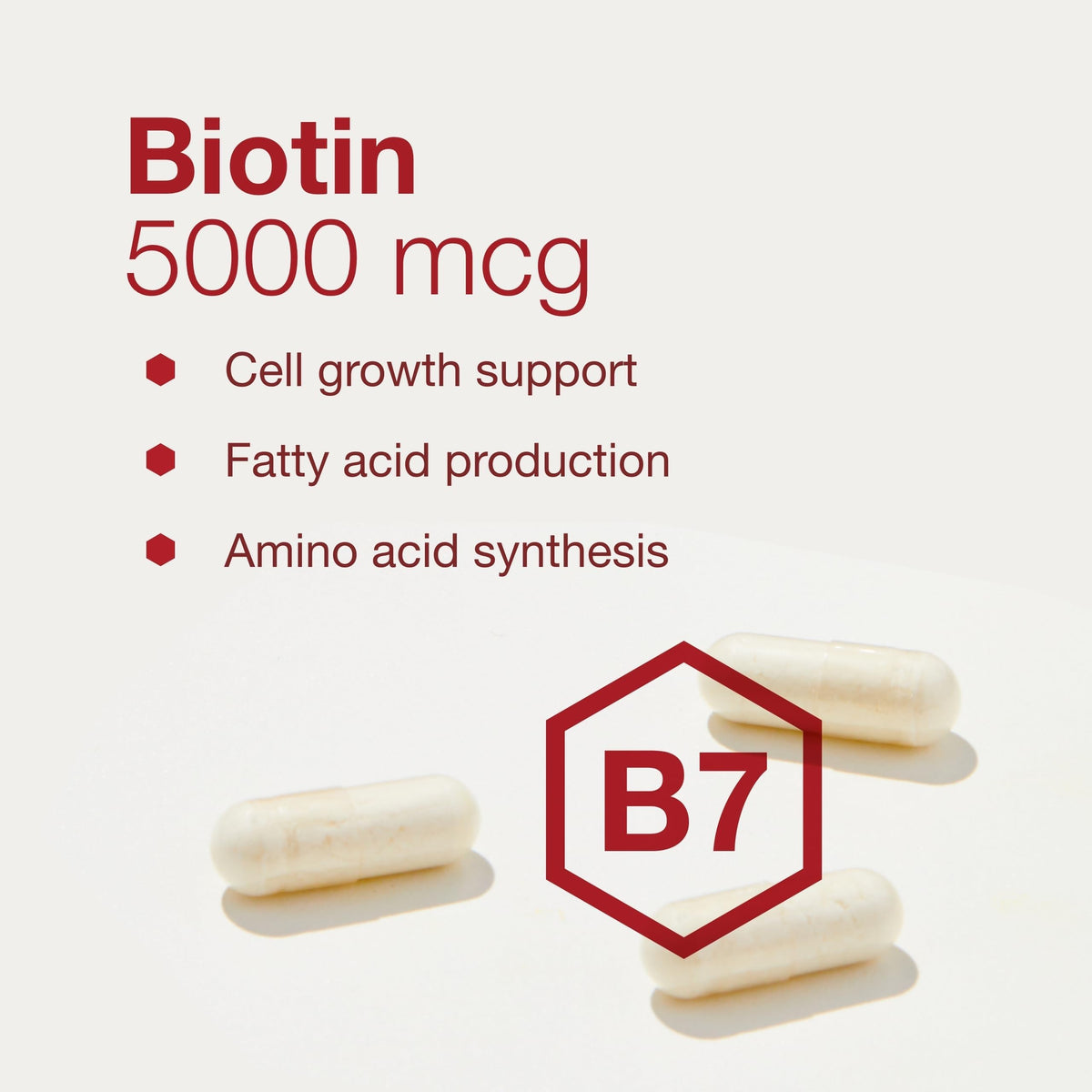 PROTOCOL FOR LIFE BALANCE Biotin 5,000 mcg Hair, Skin & Nails - image 4