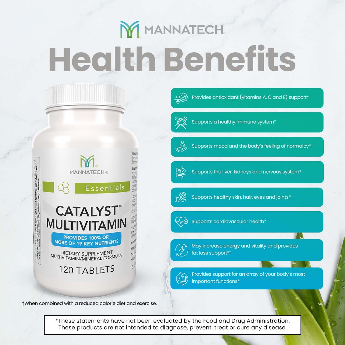 Mannatech Catalyst Multivitamin - 120 Tablets - image 5