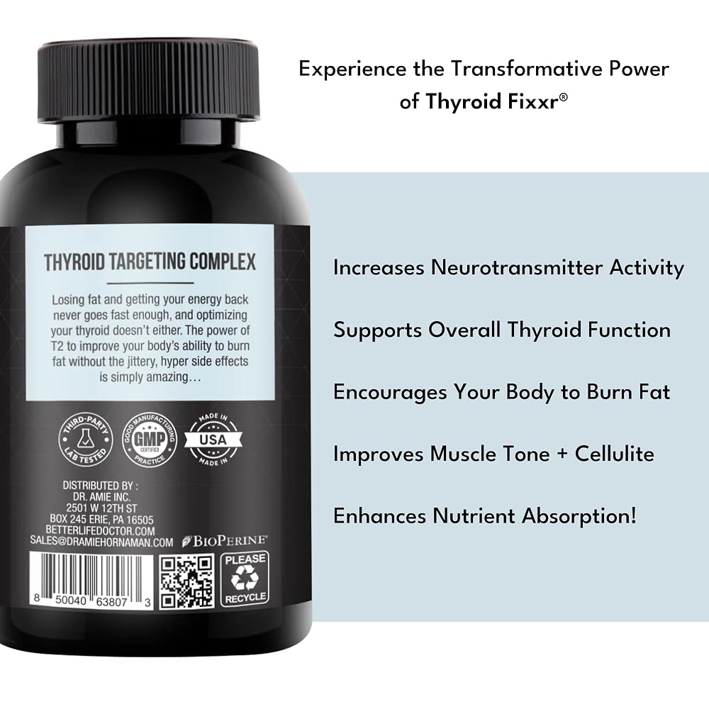 Fixxr Thyroid Fixxr T2 Thyroid Support Capsules - 60 Count - image 4