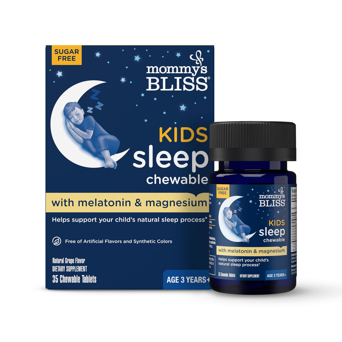 Mommy's Bliss Kids Sleep Support Melatonin Chewable - 35 Count